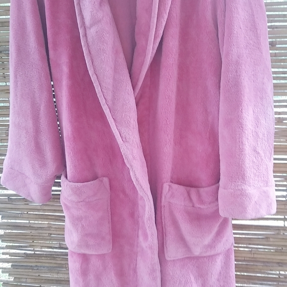 Liz Claiborne M Pink Bath Sleep Robe - Picture 6 of 6